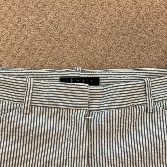 Theory womens striped shorts - Picture 3 of 3